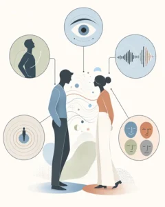 Comunicazione non verbale attraverso postura, sguardo, voce e distanza Comunicazione non verbale attraverso postura, sguardo, voce e distanza