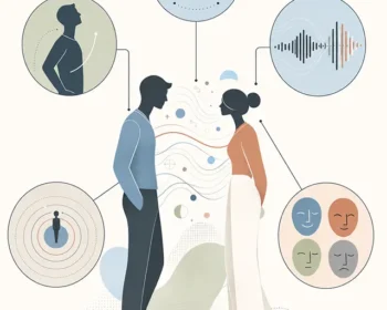 Comunicazione non verbale attraverso postura, sguardo, voce e distanza